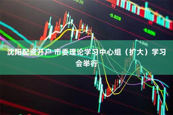沈阳配资开户 市委理论学习中心组（扩大）学习会举行